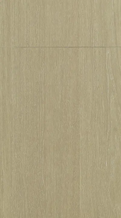 Soft Natural Integrity Oak laminate with warm natural tone and softly defined grain in a matte finish.