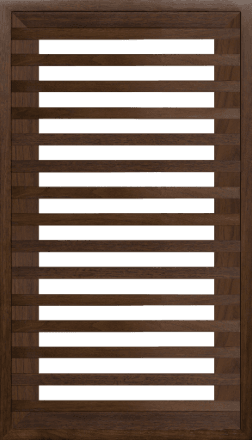 Elmwood Levani ​ Horizontal Slatted Mullion Door